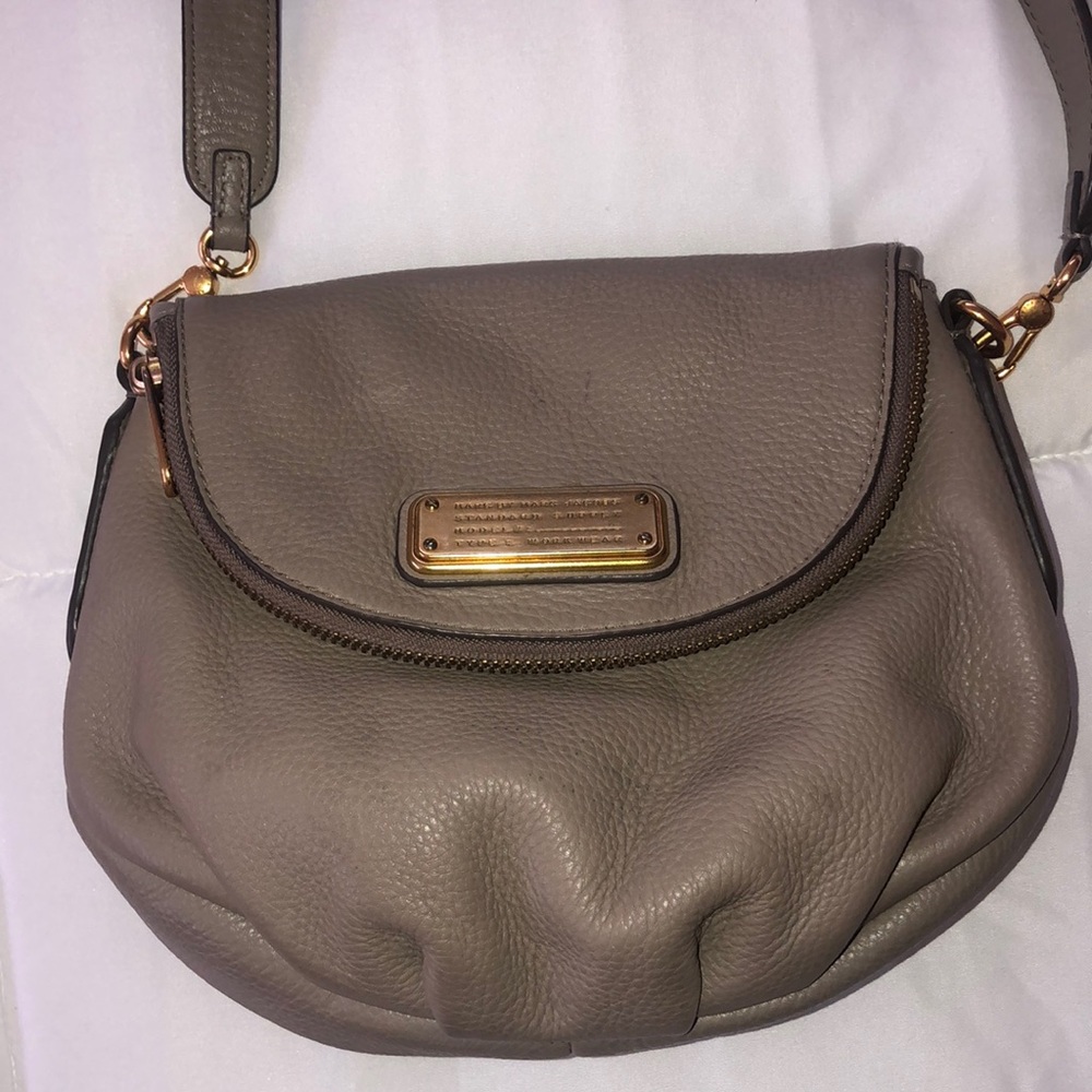 Marc Jacobs Taupe Crossbody Bag